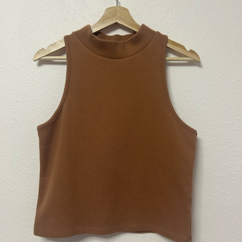 a new day Women's Tan Sleeveless Tank Top